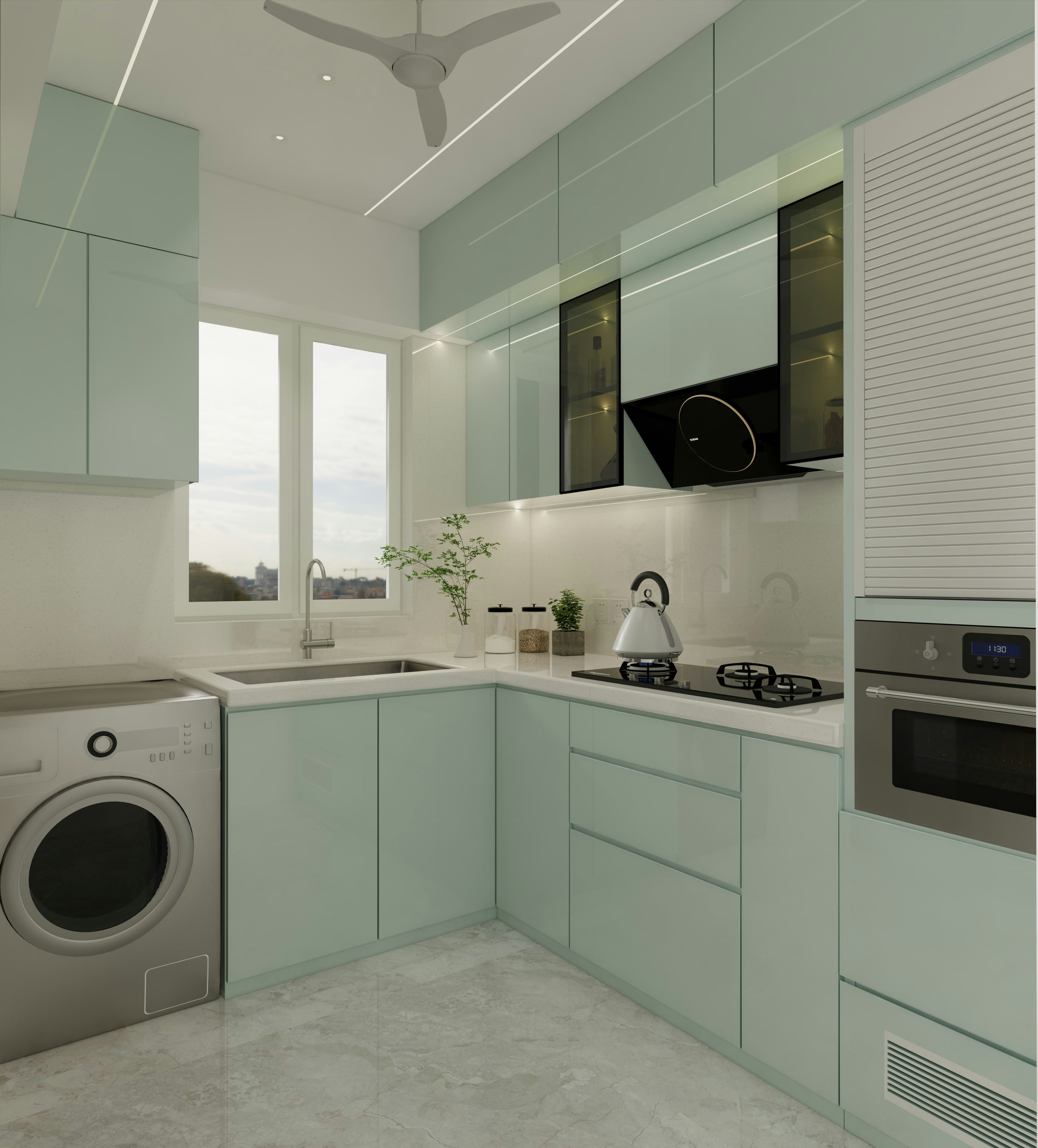 Modern Modular Kitchen Design in Noida